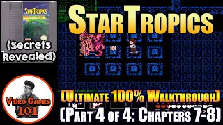 StarTropics Walkthrough 100 Guide  Part 4 of 4  Video Games 101 [upl. by Ahsercal166]