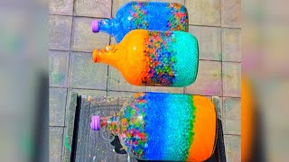 💥🔥Glass bottle breaking  Crushing crunchy and softthing [upl. by Sibie]