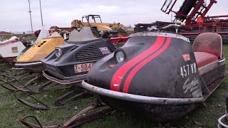 Vintage Snowmobile Auction Zumbrota MN [upl. by Andromeda]