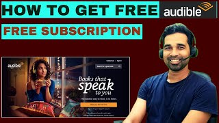 How To Get Amazon Audible For Free  Audible Free Membership  How to get audible for free [upl. by Ninel]