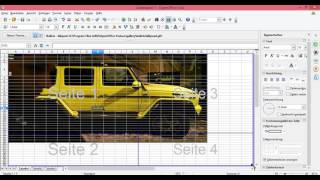 Openoffice Calc Seiten Ansicht Normal und Seitenumbruch Vorschau [upl. by Sharron]