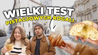 SZUKAMY NAJLEPSZEGO PISTACJOWEGO ROGALA W POZNANIU 🐐🥐 WIELKI TEST [upl. by Nylasej]