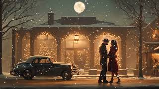 1940s Hallmark Romance under the Moonlight Ambience 🎄 Vintage Oldies in The Next Room [upl. by Sacul]