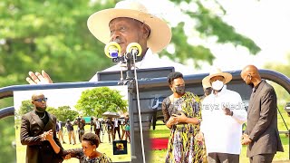 President Museveni Beautiful Speech at Hon Nyamutoros Thanks Giving Ceremony in Nebbi [upl. by Nylorahs]