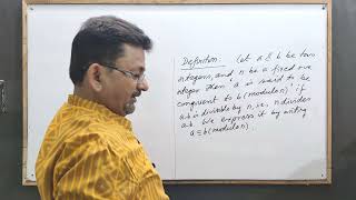 Congruence modulo n  1 Definition and Properties  by Yogendra Bahadur Singh [upl. by Leoj]