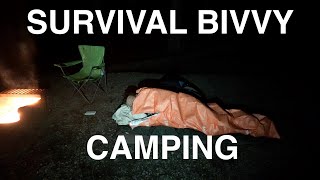 Camping In Emergency Survival Bivvy Sack [upl. by Nerin]