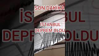 İSTANBUL DEPREM OLDU SONDAKİKA [upl. by Otsenre642]