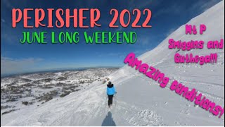 Perisher 2022  June Long Weekend Highlights  Perisher Smiggins and Guthega  Insta360 One X2 [upl. by Kauppi]