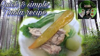 Quick n simple Tinola recipe [upl. by Favin]