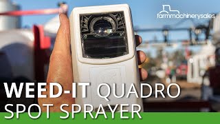 Croplands WEEDIT Quadro spot sprayer launch  AgQuip 2019 [upl. by Joshuah]