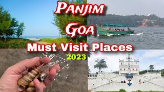 Panjim Places To Visit Goa  Virgin Merry Church Dolphin Point  Caranzalem Beach  Panjim Goa [upl. by Ajax]