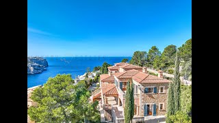 Port Andratx  Mallorca  Meditteranean Luxury Villa with guest house 4K [upl. by Ylac45]