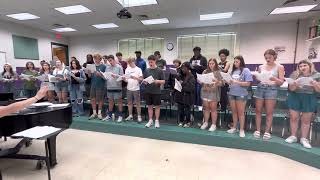 JRHS Chorus O Holy Night Disney Candlelight Processional [upl. by Maurilla]