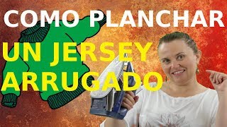 Como planchar un jersey de lino arrugado [upl. by Ziana]