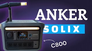 The most UNIQUE power station I have seen Anker SOLIX C800 [upl. by Goddord680]