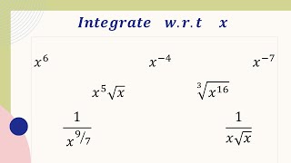 Integration  Basic Integration  7 Problems on Integration  NCERT HSC CBSE ISC [upl. by Annirok598]