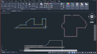 polyline Autocad 2 D [upl. by Rieger895]