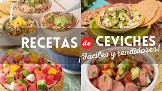 Ceviches frescos y deliciosos  Recetas de ceviches  Cuaresma  Cocina Vital [upl. by Edy]