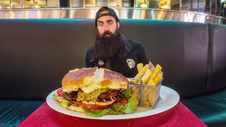 FINALLY ATTEMPTING SCOTLANDS BIGGEST BURGER CHALLENGE  BeardMeatsFood [upl. by Atsirt]