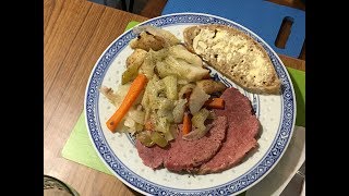 Corn beef Brisket Crock Pot method [upl. by Ahsenhoj]