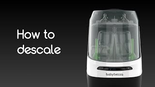 Baby Brezza Bottle Washer Pro  How To Descale [upl. by Lerrad199]