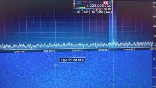 Flexradio 6400 Kuhne MKU 13 G4 on EME Moonbounce 1296Mhz [upl. by Neeven]