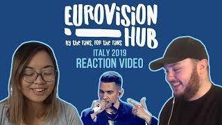 Italy  Eurovision 2019 Reaction Video  Mahmood  Soldi [upl. by Saravat806]