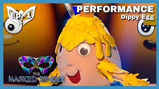 Ep 1 Dippy Egg Sings quotDaydream Beliverquot  The Masked Singer UK  Season 5 [upl. by Efioa754]