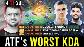 ATF got destroyed by OG DOTA BZM amp CEB DUO with the WORST KDA ever [upl. by Onaicilef]