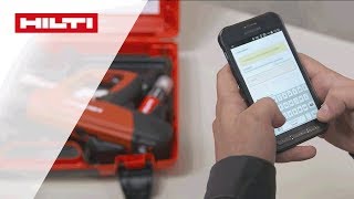 HILTI DX5APP Jak się zalogować i połaczyć się z narzędziem [upl. by Mcgurn]