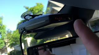 Mounting a Radar Detector  the nonintrusive way  on a Tesla Model Y [upl. by Olinde914]