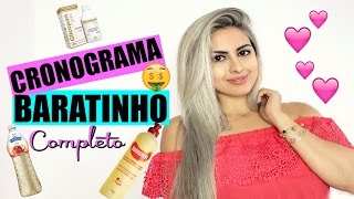 Como fazer CRONOGRAMA CAPILAR só com produtos baratinhos [upl. by Octavia798]