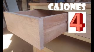 CUARTA PARTE 4 Como Hacer Cajones De Madera PORTA TV FACIL  Luis Lovon [upl. by Spark]