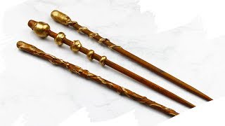 HARRY POTTER WANDS DIY [upl. by Jasen]