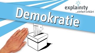 Demokratie einfach erklärt explainity® Erklärvideo [upl. by Grosz275]