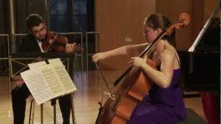 Trio Gaspard  M Ravel Klaviertrio aMoll  Piano Trio in A minor [upl. by Kcirdnek893]