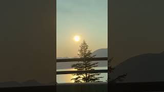 An evening in porteau cove AmnaJilani portrait sunset views foryou shortsyoutube beautiful [upl. by Ecirbaf]