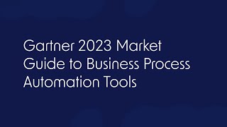 Pipefy  2023 Gartner Market Guide to Business Process Automation Tools [upl. by Sass732]