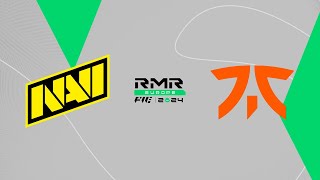 NAVI vs fnatic  PWE CS2 EU RMR A 2024 [upl. by Nadab]