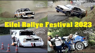 Eifel Rallye Festival 2023  WRC Group B Crashes Mistakes Pure SoundBest of by 206GT [upl. by Irb]