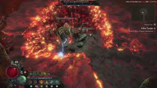 Diablo 4 WT4 Capstone at Level 50 Pulverize druid S3 [upl. by Notslar818]