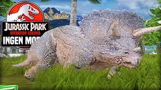 TRICERATOPS  THE LAST DINOSAUR  Jurassic Park Operation Genesis  InGen Mod 2 14 [upl. by Nohsreg]