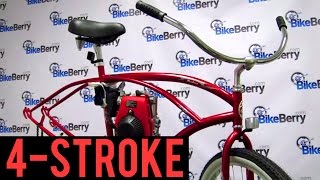 How To Install a 4Stroke Engine Kit on your Bicycle  48cc  Motorized Bicycle [upl. by Rimidalb102]