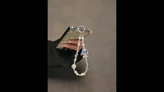 Luxury Highend White Crystal Beaded Hand Chain [upl. by Clerissa]