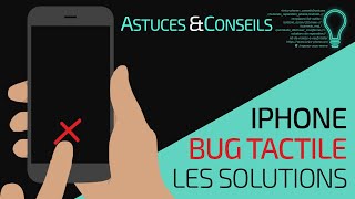 iPhone📱 Astuces et Conseils pour un écran tactile qui ne fonctionne plus 🔧 [upl. by Hartmann]