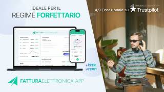 FatturaElettronica APP  1 anno gratis per i FORFETTARI  DJ [upl. by Uella]