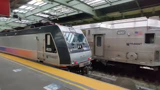 The Sound NJ Transit ALP46 Shoving Multilevel Consist North Jersey Coast Line  VVVF Inverter Sound [upl. by Kathlin]