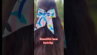 Beautiful bow hairclips try bowhairclip bowhairstyle hairstyle hairbun tryinghacks craft diy [upl. by Anerbas807]