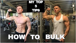 TOP 5 TIPS FOR A SUCCESSFUL BULK [upl. by Nekial399]