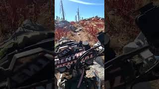 Gnarly section of trail singletrack dualsport [upl. by Adnahsam]